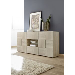 Balias Home Buffet/bahut moderne 181 cm avec éclairage chêne samoa Milenor Chêne samoa Chêne samoa - Publicité Balias Home Buffet/bahut moderne 181 cm avec éclairage chêne samoa Milenor Chêne samoa Chêne samoa - Publicité