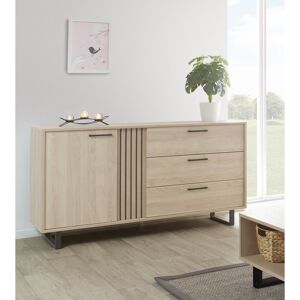 Deladeco Buffet/bahut moderne 170 cm chêne sable Madera Chêne sable Chêne sable - Publicité Deladeco Buffet/bahut moderne 170 cm chêne sable Madera Chêne sable Chêne sable - Publicité