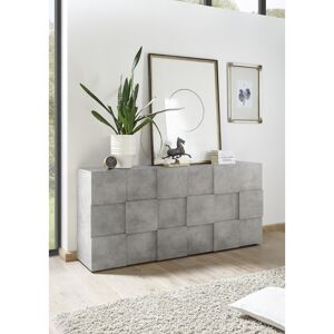 Balias Home Buffet/bahut 3 portes moderne gris béton Milenor Gris béton Gris béton - Publicité Balias Home Buffet/bahut 3 portes moderne gris béton Milenor Gris béton Gris béton - Publicité