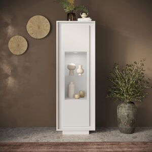 Balias Home Vitrine moderne laqué blanc mat Rosine Blanc laqué mat Blanc laqué mat - Publicité Balias Home Vitrine moderne laqué blanc mat Rosine Blanc laqué mat Blanc laqué mat - Publicité
