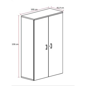 Leaderburo Armoire de bureau portes battantes H 158 cm Opaline Graphite, argent, blanc, gris, hêtre, chêne moyen, acacia clair, acacia foncé, chêne veiné ou chêne grisé Graphite, argent, blanc, gris, hêtre, chêne moyen, acacia clair, acacia foncé, chêne v - Publicité Leaderburo Armoire de bureau portes battantes H 158 cm Opaline Graphite, argent, blanc, gris, hêtre, chêne moyen, acacia clair, acacia foncé, chêne veiné ou chêne grisé Graphite, argent, blanc, gris, hêtre, chêne moyen, acacia clair, acacia foncé, chêne v - Publicité