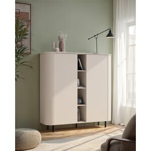 Vivabita Buffet haut moderne 150 cm coloris cachemire Horizo Cachemire mat Cachemire mat - Publicité Vivabita Buffet haut moderne 150 cm coloris cachemire Horizo Cachemire mat Cachemire mat - Publicité