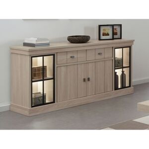 Vivabita Buffet/bahut contemporain 197 cm coloris orme naturel Vaucluse Orme naturel Orme naturel - Publicité Vivabita Buffet/bahut contemporain 197 cm coloris orme naturel Vaucluse Orme naturel Orme naturel - Publicité