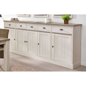 Vivabita Buffet/bahut haut contemporain 259 cm chêne beige/mélèze Samos Chêne clair/mélèze Chêne clair/mélèze - Publicité Vivabita Buffet/bahut haut contemporain 259 cm chêne beige/mélèze Samos Chêne clair/mélèze Chêne clair/mélèze - Publicité