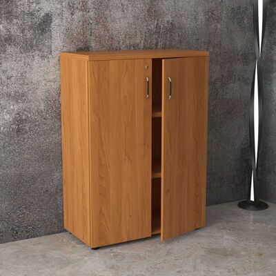 Burovere Armoire de bureau moderne coloris noyer Oscar Noyer Noyer - Publicité Burovere Armoire de bureau moderne coloris noyer Oscar Noyer Noyer - Publicité