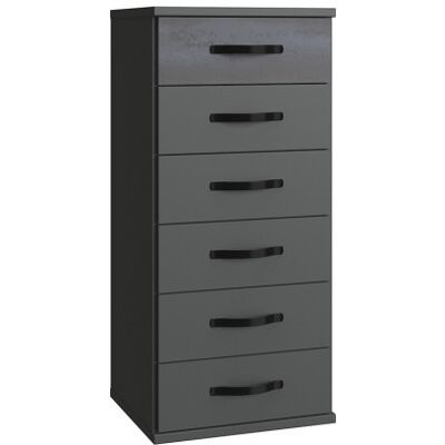 Deladeco Chiffonnier adulte contemporain graphite Birmanie Graphite Graphite - Publicité Deladeco Chiffonnier adulte contemporain graphite Birmanie Graphite Graphite - Publicité