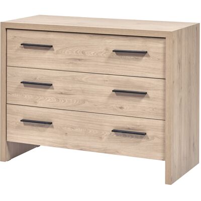 Deladeco Commode adulte contemporaine chêne clair Violetta Chêne clair Chêne clair - Publicité Deladeco Commode adulte contemporaine chêne clair Violetta Chêne clair Chêne clair - Publicité