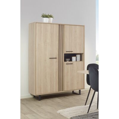 Deladeco Vaisselier/argentier moderne chêne sable Madera Chêne sable Chêne sable - Publicité Deladeco Vaisselier/argentier moderne chêne sable Madera Chêne sable Chêne sable - Publicité