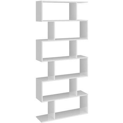 Deladeco Bibliothèque moderne laqué blanc brillant Calista Blanc laqué brillant Blanc laqué brillant - Publicité Deladeco Bibliothèque moderne laqué blanc brillant Calista Blanc laqué brillant Blanc laqué brillant - Publicité
