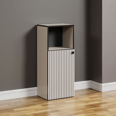 Deladeco Meuble bas de salle de bain contemporain gris cachemire Lissandre Gris cachemire Gris cachemire - Publicité Deladeco Meuble bas de salle de bain contemporain gris cachemire Lissandre Gris cachemire Gris cachemire - Publicité