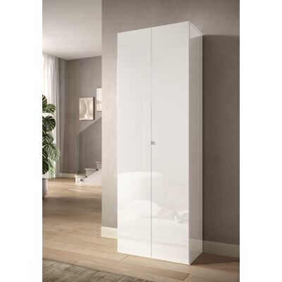 Balias Home Armoire à chaussures moderne 65 cm blanc laqué brillant Loucia Blanc laqué brillant Blanc laqué brillant - Publicité Balias Home Armoire à chaussures moderne 65 cm blanc laqué brillant Loucia Blanc laqué brillant Blanc laqué brillant - Publicité