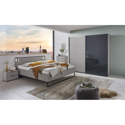 Deladeco Chambre adulte moderne gris sahara/graphite Matilda Gris sahara/graphite Armoire 225 cm Gris sahara/graphite Armoire 225 cm - Publicité Deladeco Chambre adulte moderne gris sahara/graphite Matilda Gris sahara/graphite Armoire 225 cm Gris sahara/graphite Armoire 225 cm - Publicité
