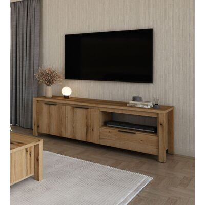 Deladeco Meuble TV contemporain 170 cm chêne etna Bonno Chêne etna Chêne etna - Publicité Deladeco Meuble TV contemporain 170 cm chêne etna Bonno Chêne etna Chêne etna - Publicité