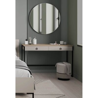 Deladeco Coiffeuse moderne gris cachemire Lucenza Gris cachemire Gris cachemire - Publicité Deladeco Coiffeuse moderne gris cachemire Lucenza Gris cachemire Gris cachemire - Publicité