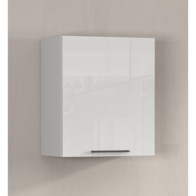Deladeco Meuble haut de cuisine moderne blanc brillant Louna Blanc brillant/blanc mat Blanc brillant/blanc mat - Publicité Deladeco Meuble haut de cuisine moderne blanc brillant Louna Blanc brillant/blanc mat Blanc brillant/blanc mat - Publicité