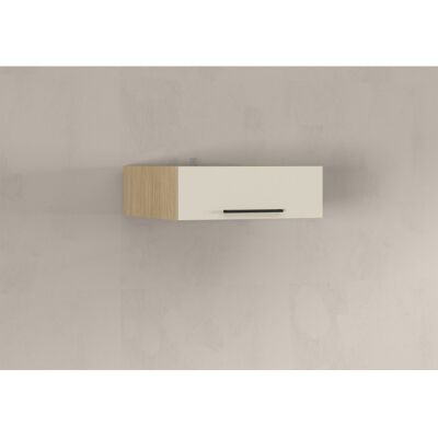 Deladeco Meuble haut 1 abattant de cuisine moderne cachemire/chêne Louna Cachemire/chêne chopin Cachemire/chêne chopin - Publicité Deladeco Meuble haut 1 abattant de cuisine moderne cachemire/chêne Louna Cachemire/chêne chopin Cachemire/chêne chopin - Publicité