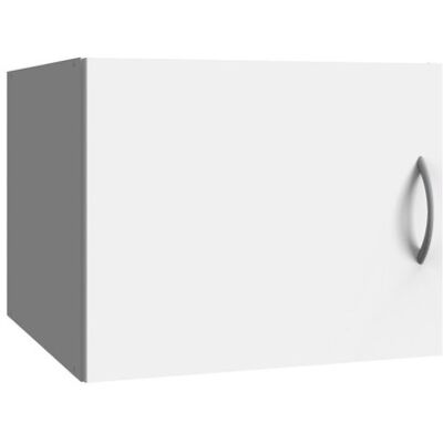 Deladeco Surmeuble 1 porte blanc profondeur 40 cm Jesy Blanc Blanc - Publicité Deladeco Surmeuble 1 porte blanc profondeur 40 cm Jesy Blanc Blanc - Publicité