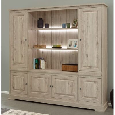 Vivabita Bibliothèque contemporaine 221 cm chêne clair Phoenix Chêne clair Chêne clair - Publicité Vivabita Bibliothèque contemporaine 221 cm chêne clair Phoenix Chêne clair Chêne clair - Publicité