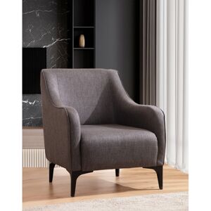 Vivabita Fauteuil moderne en tissu Bellara Gris foncé Gris foncé - Publicité Vivabita Fauteuil moderne en tissu Bellara Gris foncé Gris foncé - Publicité