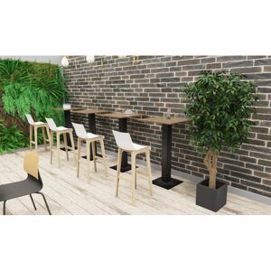 Restoflex Pied de table de bar brasserie 43x43 en métal noir Rosane Noir Noir - Publicité Restoflex Pied de table de bar brasserie 43x43 en métal noir Rosane Noir Noir - Publicité