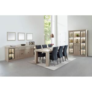Vivabita Salle à manger contemporaine coloris orme naturel Vaucluse Orme naturel Table 160 cm Orme naturel Table 160 cm - Publicité Vivabita Salle à manger contemporaine coloris orme naturel Vaucluse Orme naturel Table 160 cm Orme naturel Table 160 cm - Publicité