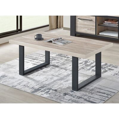Deladeco Table basse contemporaine chêne sable Thorie Chêne sable Chêne sable - Publicité Deladeco Table basse contemporaine chêne sable Thorie Chêne sable Chêne sable - Publicité