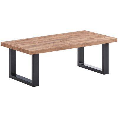 Deladeco Table basse rectangulaire contemporaine chêne summer Eluard - Publicité Deladeco Table basse rectangulaire contemporaine chêne summer Eluard - Publicité