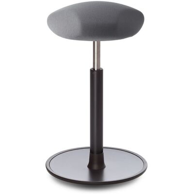 Matelpro Tabouret ergonomique réglable en hauteur assise en tissu gris Elsa Gris Gris - Publicité Matelpro Tabouret ergonomique réglable en hauteur assise en tissu gris Elsa Gris Gris - Publicité