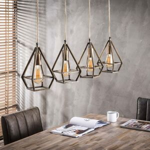Vivabita Lustre vintage en métal cuivré 4 lampes Victoria - Publicité Vivabita Lustre vintage en métal cuivré 4 lampes Victoria - Publicité