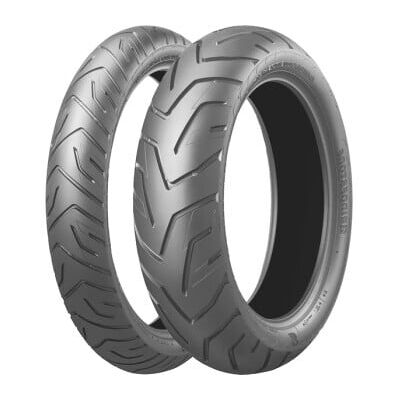 Bridgestone A 41 F - 90/90-21, Variante E, Roue avant - Pneumatique moto - Publicité Bridgestone A 41 F - 90/90-21, Variante E, Roue avant - Pneumatique moto - Publicité