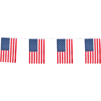 Boland Guirlande de petits drapeaux des USA - Publicité Boland Guirlande de petits drapeaux des USA - Publicité