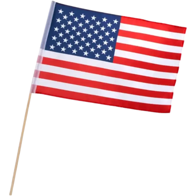 Boland Drapeau des Etats-Unis avec baguette (30x45cm) - Publicité Boland Drapeau des Etats-Unis avec baguette (30x45cm) - Publicité