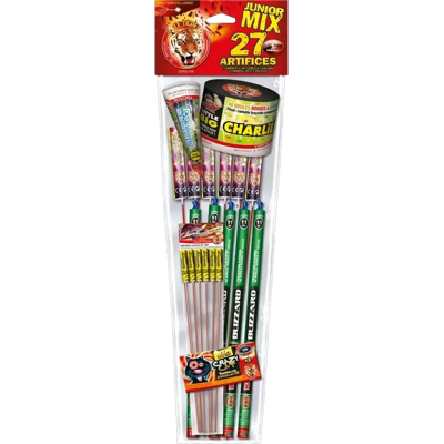 Assortiment de 27 Petits Pétards "Junior Mix" - Publicité Assortiment de 27 Petits Pétards "Junior Mix" - Publicité