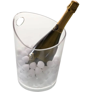 GOLD PLAST SEAU À CHAMPAGNE TRANSPARENT - 26cm - Publicité GOLD PLAST SEAU À CHAMPAGNE TRANSPARENT - 26cm - Publicité