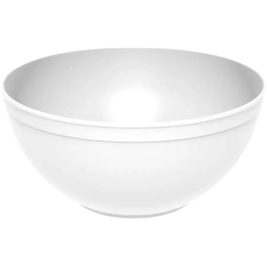 Saladier / Bol incassable PP minéral Blanc ø 20cm - Publicité Saladier / Bol incassable PP minéral Blanc ø 20cm - Publicité