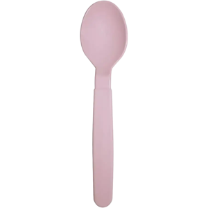 Cuillère incassable PP Rose Pastel - Lot de 6 - Publicité Cuillère incassable PP Rose Pastel - Lot de 6 - Publicité