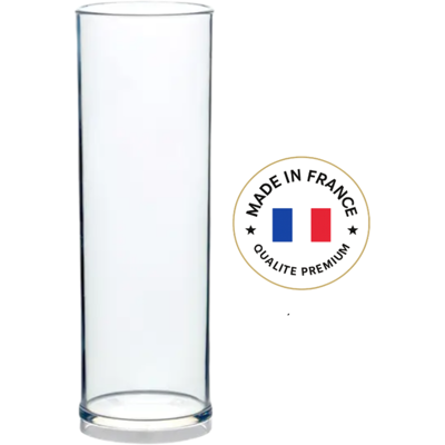 Sparklers Club Verre tube incassable Transparent 22cl - Publicité Sparklers Club Verre tube incassable Transparent 22cl - Publicité