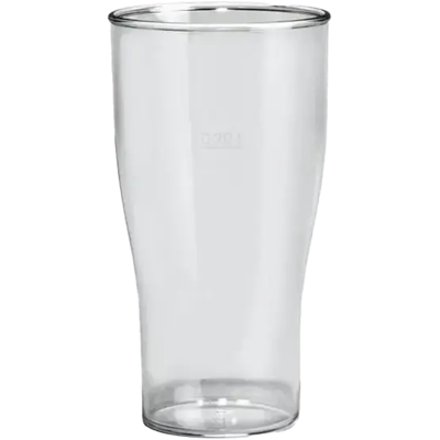 Gold Plast Verre à bière transparent incassable 25cl - Publicité Gold Plast Verre à bière transparent incassable 25cl - Publicité