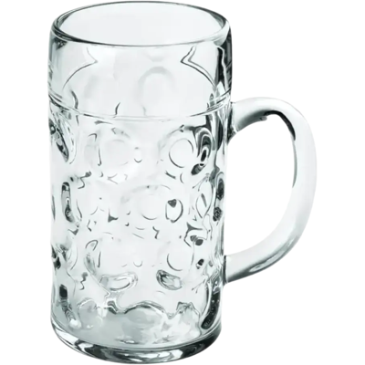 Gold Plast Chope à Bière Transparente Géante Design 100cl - Publicité Gold Plast Chope à Bière Transparente Géante Design 100cl - Publicité