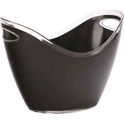 Petit seau à champagne noir - 27cm - Publicité Petit seau à champagne noir - 27cm - Publicité