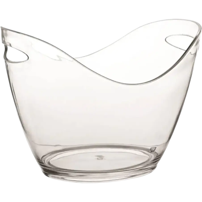 Grand seau à champagne transparent - 35cm - Publicité Grand seau à champagne transparent - 35cm - Publicité