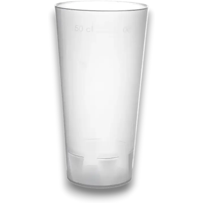 Gobelet Ecocup 50cl utile (60cl ras bord) Réutilisable - Type Pinte, Mojito, Smoothie - Publicité Gobelet Ecocup 50cl utile (60cl ras bord) Réutilisable - Type Pinte, Mojito, Smoothie - Publicité