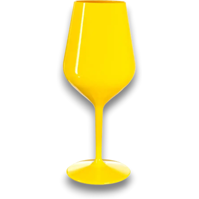 Gold Plast Verre à vin WINE COCKTAIL Jaune 47cl (Tritan) - Publicité Gold Plast Verre à vin WINE COCKTAIL Jaune 47cl (Tritan) - Publicité
