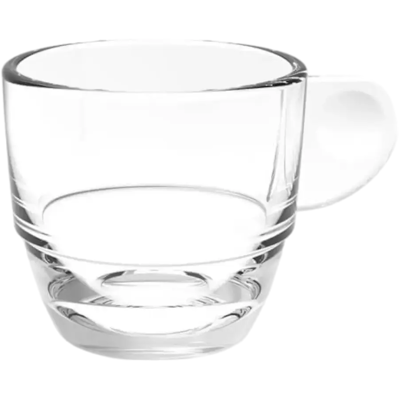 Tasse à Café Transparente 8cl - Lot de 6 - Publicité Tasse à Café Transparente 8cl - Lot de 6 - Publicité
