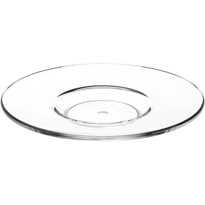 Sous-tasse à Café Transparente ø 10,5cm - Lot de 6 - Publicité Sous-tasse à Café Transparente ø 10,5cm - Lot de 6 - Publicité