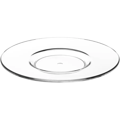 Sous-tasse à Double Expresso Transparente ø 13cm - Lot de 6 - Publicité Sous-tasse à Double Expresso Transparente ø 13cm - Lot de 6 - Publicité