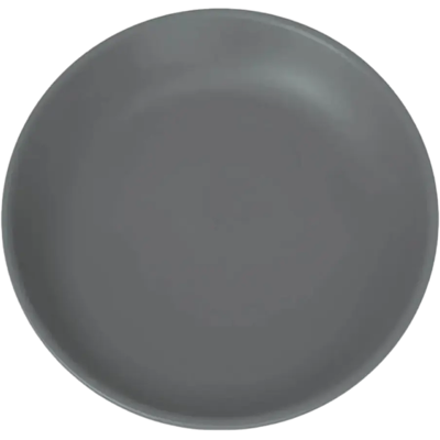 Assiette Plate Incassable Gris Anthracite ø 21cm - Publicité Assiette Plate Incassable Gris Anthracite ø 21cm - Publicité