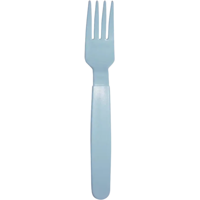 Fourchette incassable PP Bleu Pastel - Lot de 6 - Publicité Fourchette incassable PP Bleu Pastel - Lot de 6 - Publicité