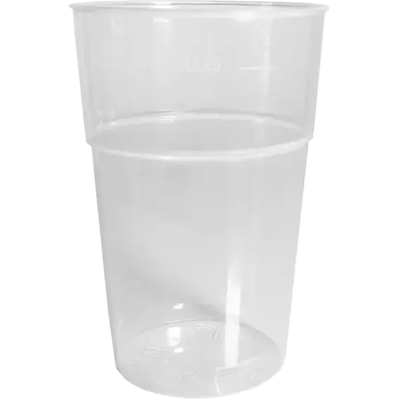 BG PLASTIC Verre à bière transparent "Ice and Beer" 500ml - Publicité BG PLASTIC Verre à bière transparent "Ice and Beer" 500ml - Publicité