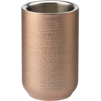 Utopia Refroidisseur à vin isotherme en inox cuivre - 1 bouteille 20 x 12 cm - Publicité Utopia Refroidisseur à vin isotherme en inox cuivre - 1 bouteille 20 x 12 cm - Publicité